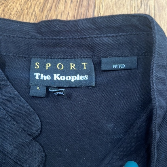 The Kooples Men’s Black Polo Size L - Picture 3 of 6